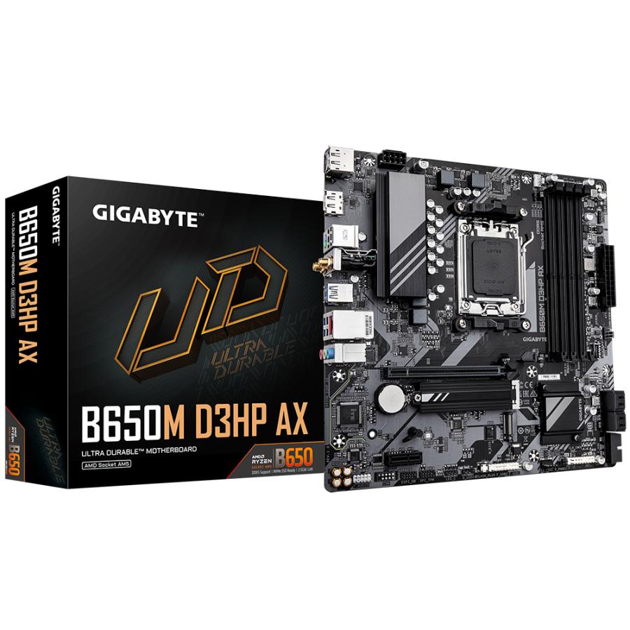 Gigabyte b650m d3hp ax b650m d3hp ax, amd am5, b650, ddr5, usb 3.2 gen 1, 2,5 gb, wifi 6e