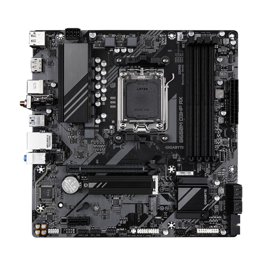 Gigabyte b650m d3hp ax b650m d3hp ax, amd am5, b650, ddr5, usb 3.2 gen 1, 2,5 gb, wifi 6e