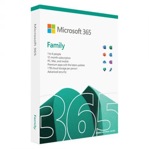 Microsoft 6gq-01897 Office 365-familie, 6 gebruikers, 1 jaar licentie: uitgever, Access+ UK