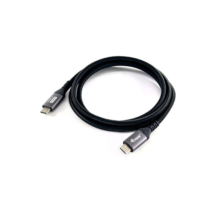 Equip 128383 USB 4 gen 3 C naar C-kabel, mm, PD3.1 240W, 8K 60Hz, 40Gbps, USB C, USB 4 gen 3x2, 2 m