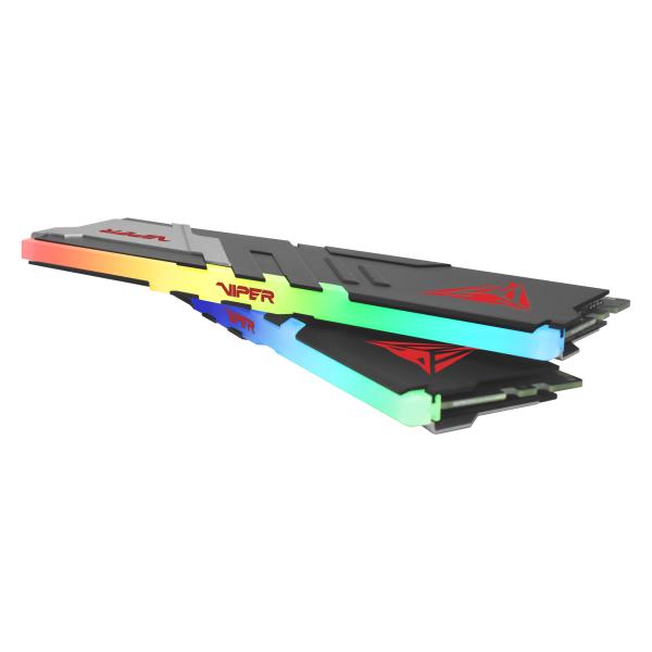 Patriot pvvr532g600c30k viper venom rgb dimm dual kit, 32 gb, ddr5, 6000mts, cl30