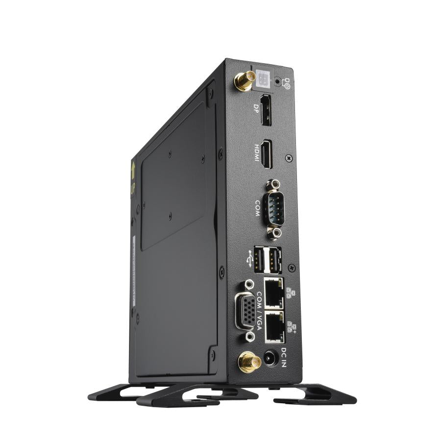 Shuttle ds50u xpc slanke barebone pc, Intel Celeron 7305, DDR5, 2,5 GB + 1 GB, ventilatorloos, 24/7, 90 W