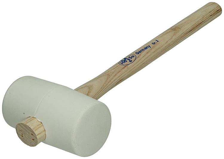 1011132 - witte rubber hamer,essen steelnr.2 113x65mm 520gr | 3 stuks