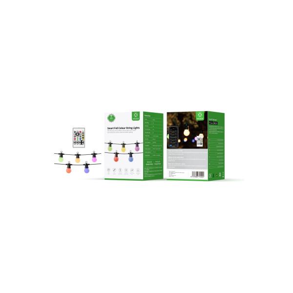 Woox r5195 slimme decoratieve slinger 9m rgb+cct, google assistent amazon alexa, ip65