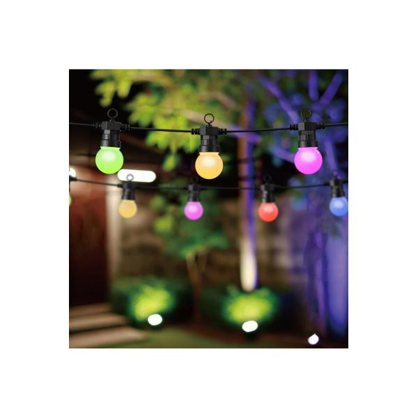 Woox r5195 slimme decoratieve slinger 9m rgb+cct, google assistent amazon alexa, ip65