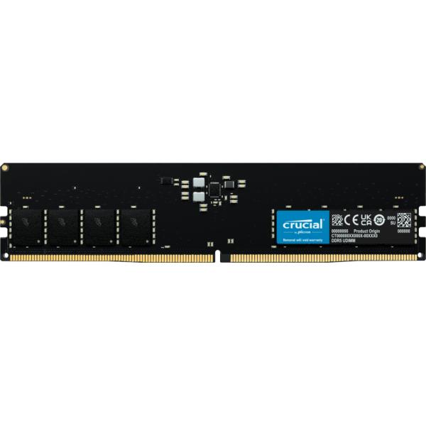 Crucial ct16g56c46u5 u-dimm, 16gb, ddr5, 5600 MHz, cl46, zwart