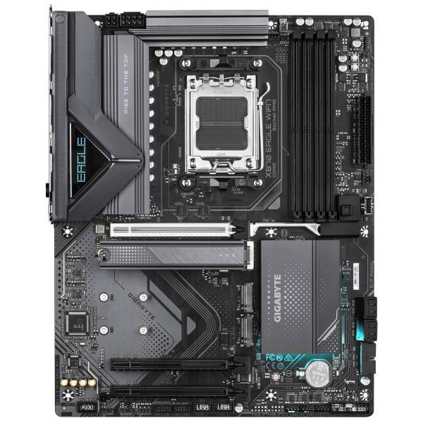 Gigabyte x870 eagle wifi7, atx, amd am5, 4x dimm ddr5, dubbele usb4 type-c, 2,5 gbe, wifi7
