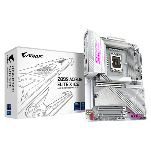 Gigabyte z890 a elite x ice, atx, lga1851, intel® core™ ultra, 4x ddr5, 2,5 gb, wifi 7, usb4