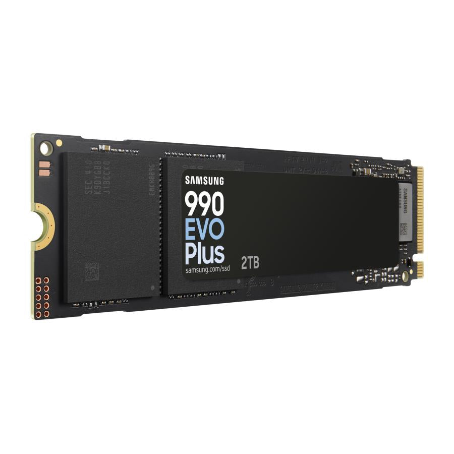 Samsung mz-v9s2t0bw mz-v9s2t0 990 evo plus ssd, 2 tb, m.2, pcie 4.0, 7150 mb s, 1350000 iops, zwart