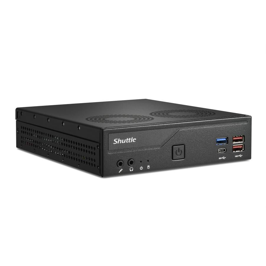 Shuttle dh770 mini-pc barebone, 1,35l, lga 1700, intel h770, ddr5-sdram, 2x 2,5g lan, 2x m.2, 24 7