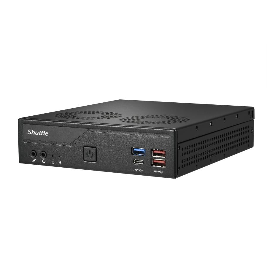 Shuttle dh770 mini-pc barebone, 1,35l, lga 1700, intel h770, ddr5-sdram, 2x 2,5g lan, 2x m.2, 24 7