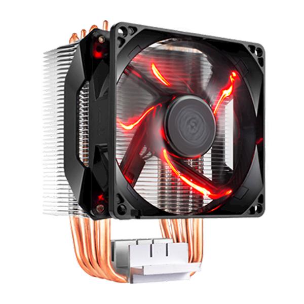 Coolermaster rr-h410-25pk-r1 hyper 411 nano, 4-pins pwn, 4-heatpipe, 600-2000 rpm (pwm) ± 10%