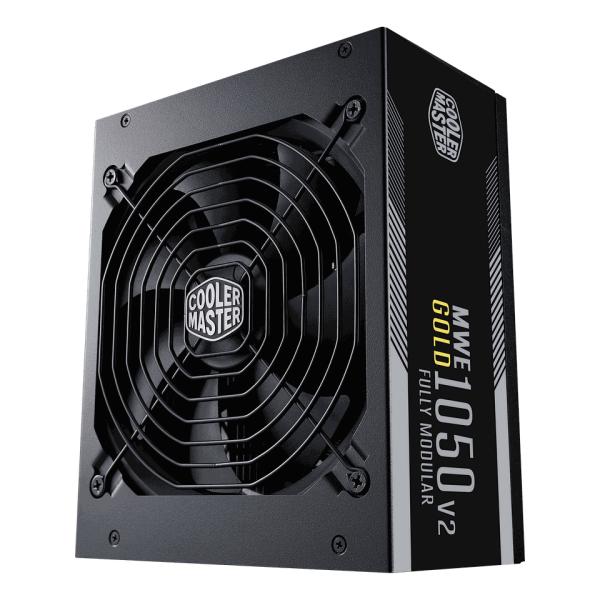 Coolermaster mpe-a501-afcag-3eeu mwe gold 1050 v2 zwart, atx3.1, 1050w, =90% @typical, 3x pcie6+2
