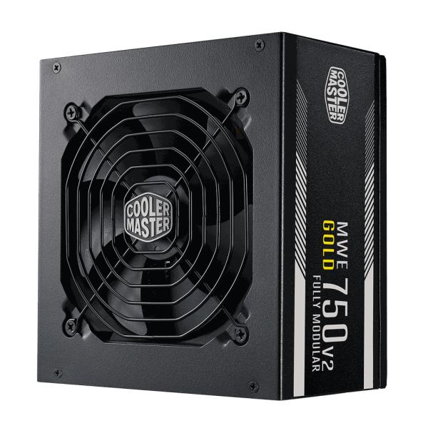 Cooler master mpe-7501-afaag-3eeu mwe gold 750 v2 atx3.1, 750w, 90% @typical, volledig modulair, 120mm