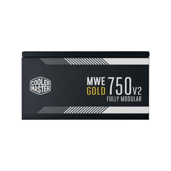 Cooler master mpe-7501-afaag-3eeu mwe gold 750 v2 atx3.1, 750w, 90% @typical, volledig modulair, 120mm