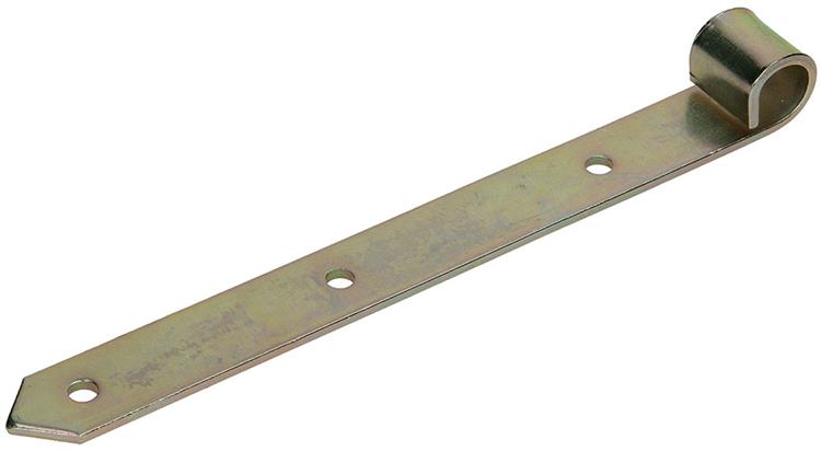 1013231 - enkel luikscharnier geel verz.25 cm dia 18 mm | 6 stuks