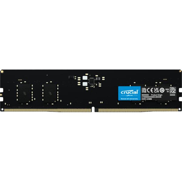 Crucial ct8g56c46u5 dimm, 8 gb, ddr5 5600 mhz, pc5-44800, ongebufferd