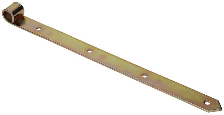 1013234 - enkel luikscharnier geel verz.40 cm dia 18 mm | 6 stuks