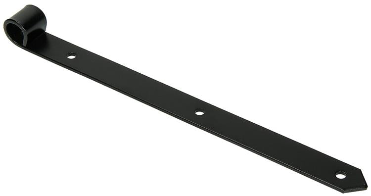 1013639 - enkel luikscharnier zwart 35 cm dia 18 mm | 6 stuks