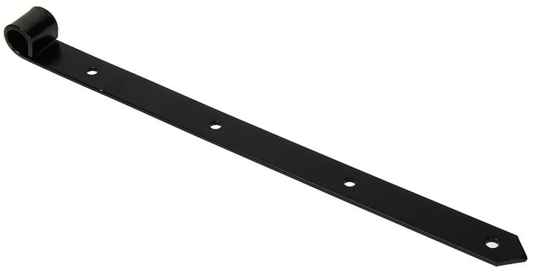 1013640 - enkel luikscharnier zwart 40 cm dia 18 mm | 6 stuks