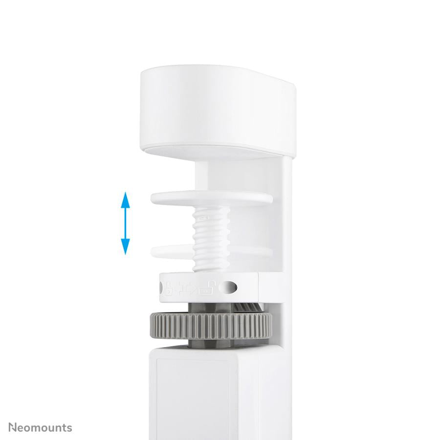 Neomounts ds22-840wh6 bureau-aansluiting met klem, 1,4 m, binnen, type f, kunststof, wit, stroomlevering