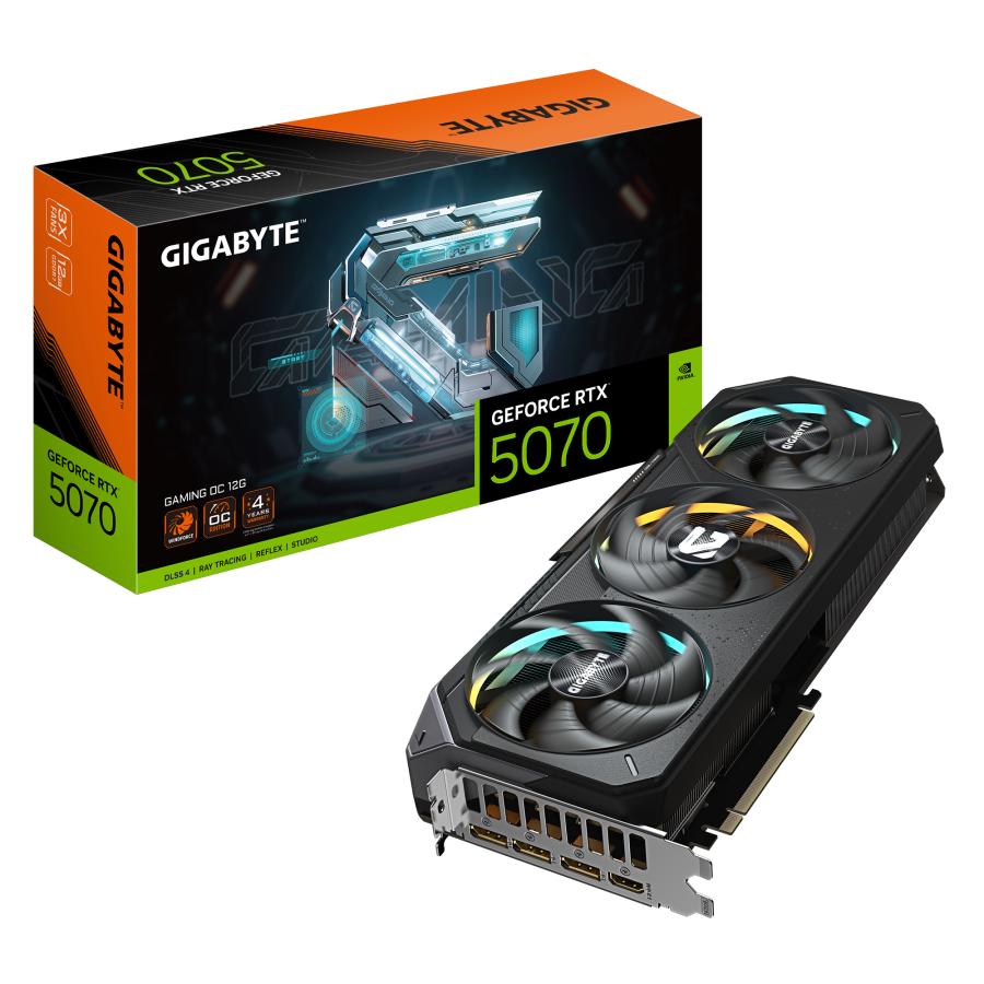 Gigabyte gv-n5070gaming oc-12gd geforce rtx 5070 gaming oc 12g, 12 gb, gddr7, 192 bit, pcie 5.0