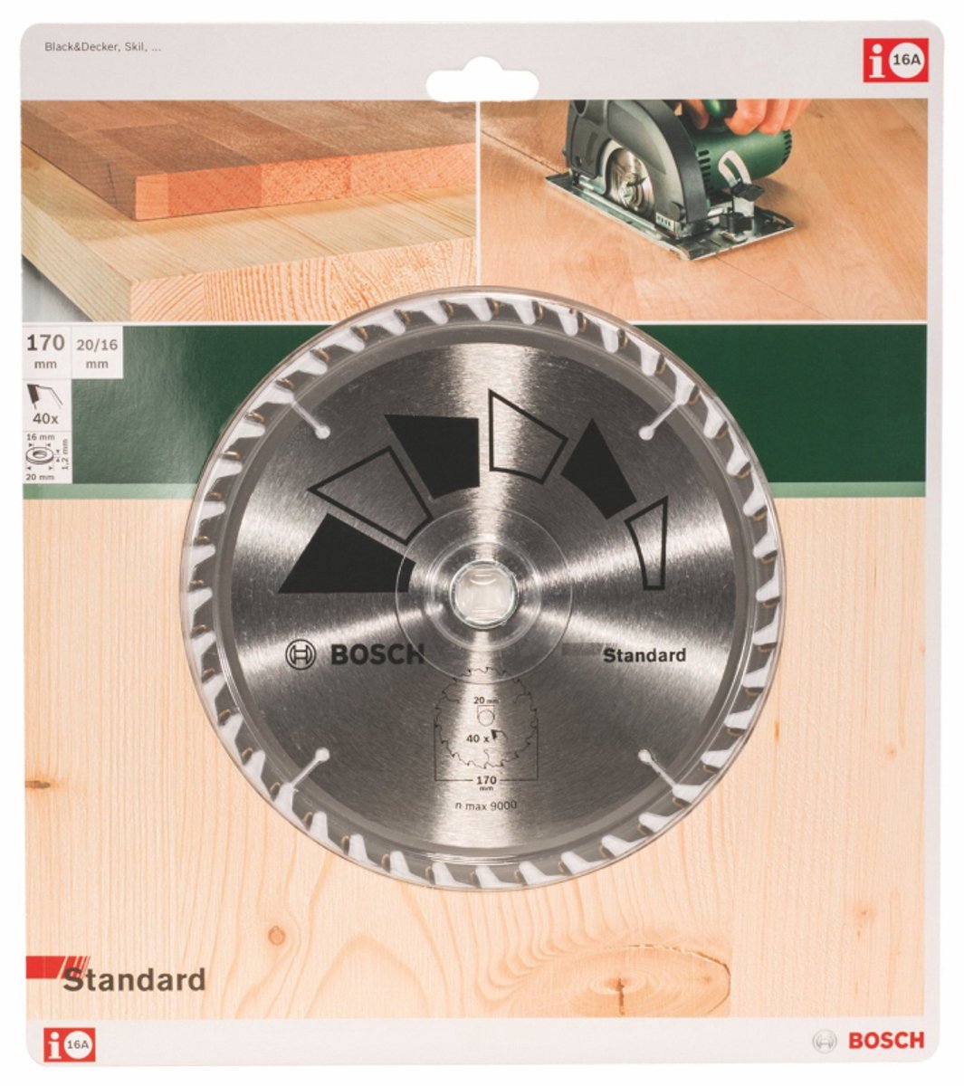 Bosch cirkelzaagblad basic 170x2.2x20 16,t40 (1)