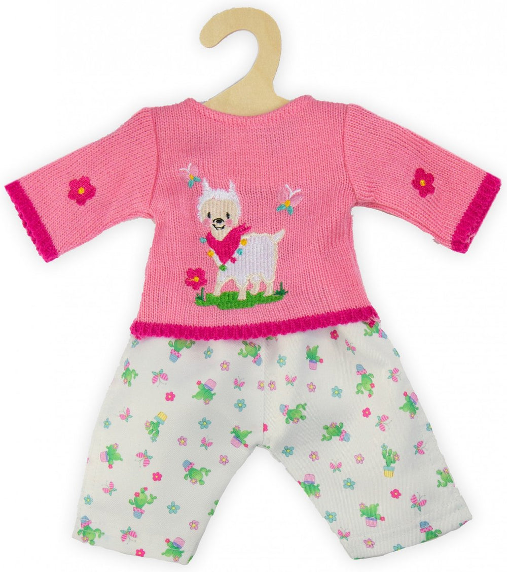 Heless poppen pullover met broek alpaca, 28-35 cm