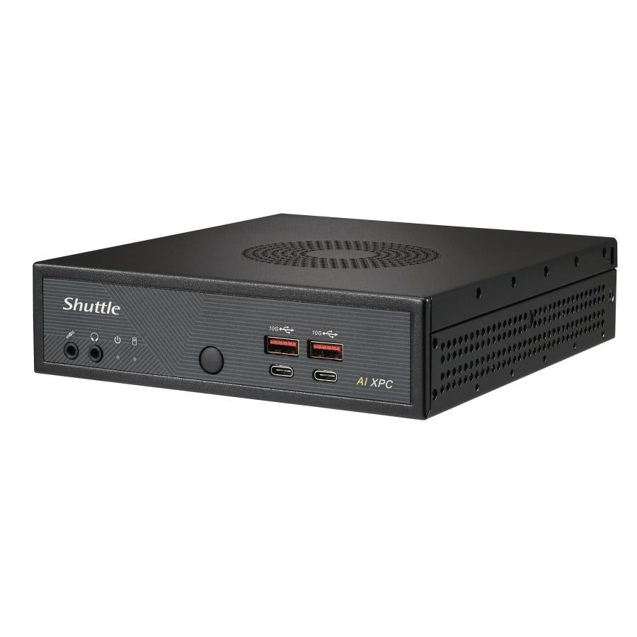 Shuttle dn11h7 slim ai pc, intel core ultra 7 155h, intel arc graphics, ddr5, hdmi, dp, 4x 2.5g lan