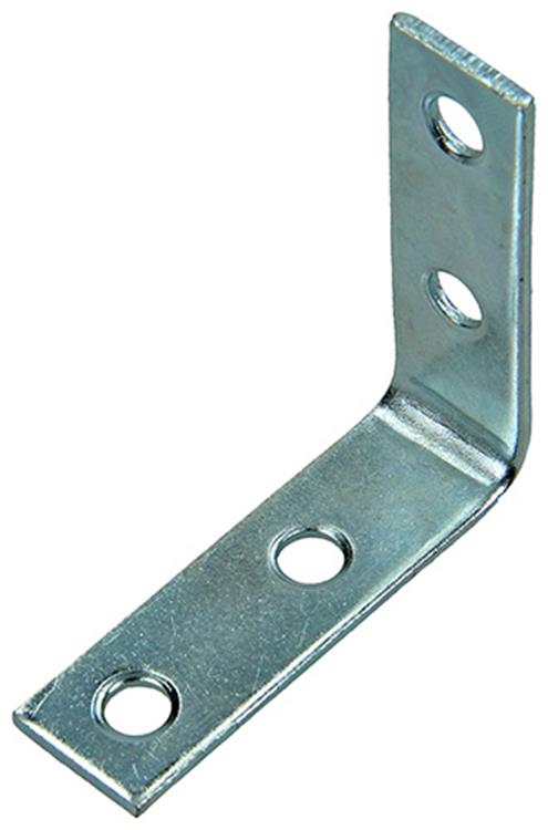 1014299 - 8 geplooide winkelhaken verzinkt 50x50x15mm | 10 stuks