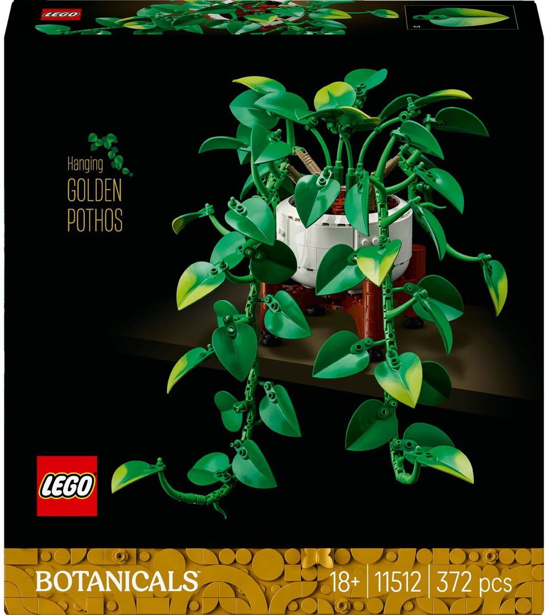 Lego botanicals hangende drakenklimop planten bouwpakket voor volwassenen - 11512