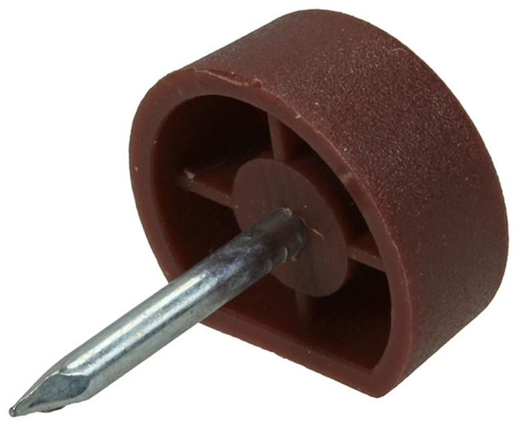 Mack 1013741 - 50 plankdragers + nagel bruin ø 10 mm | 10 stuks