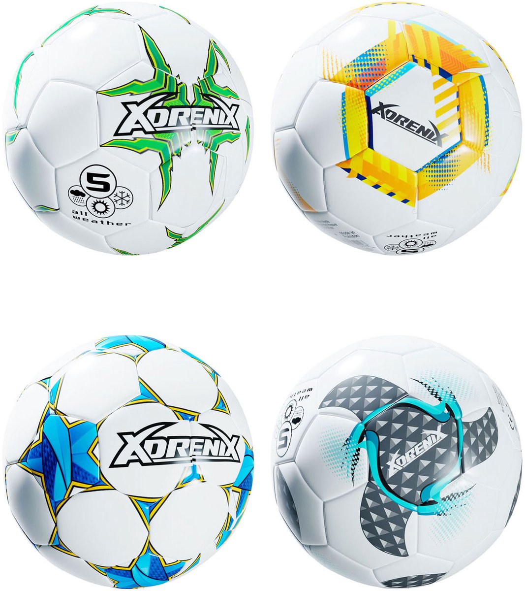 Adrenix voetbal hybride tech, 23cm