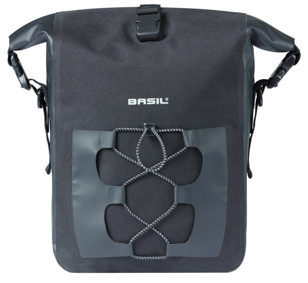 Basil tas navigator m enkel zwart | mik hooks | 15l