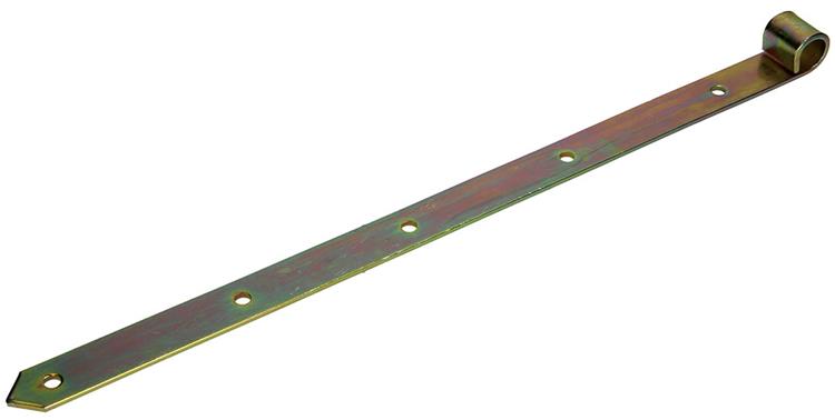 1013727 - enkel luikscharnier geel verz.50 cm dia 18 mm | 6 stuks