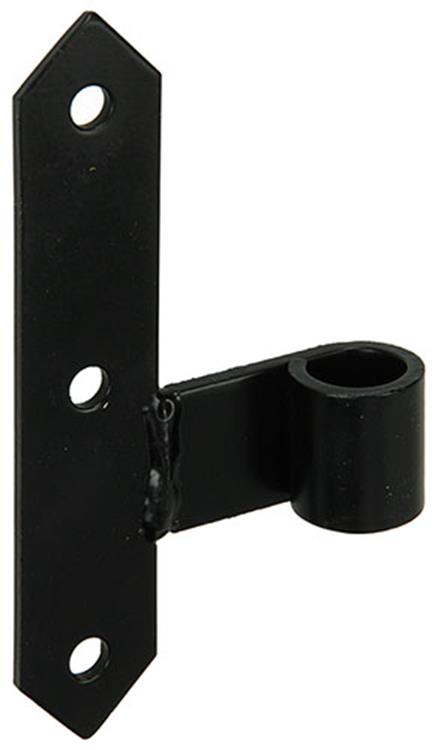 1013720 - gedec. scharnier links zwart 150 mm | 10 stuks