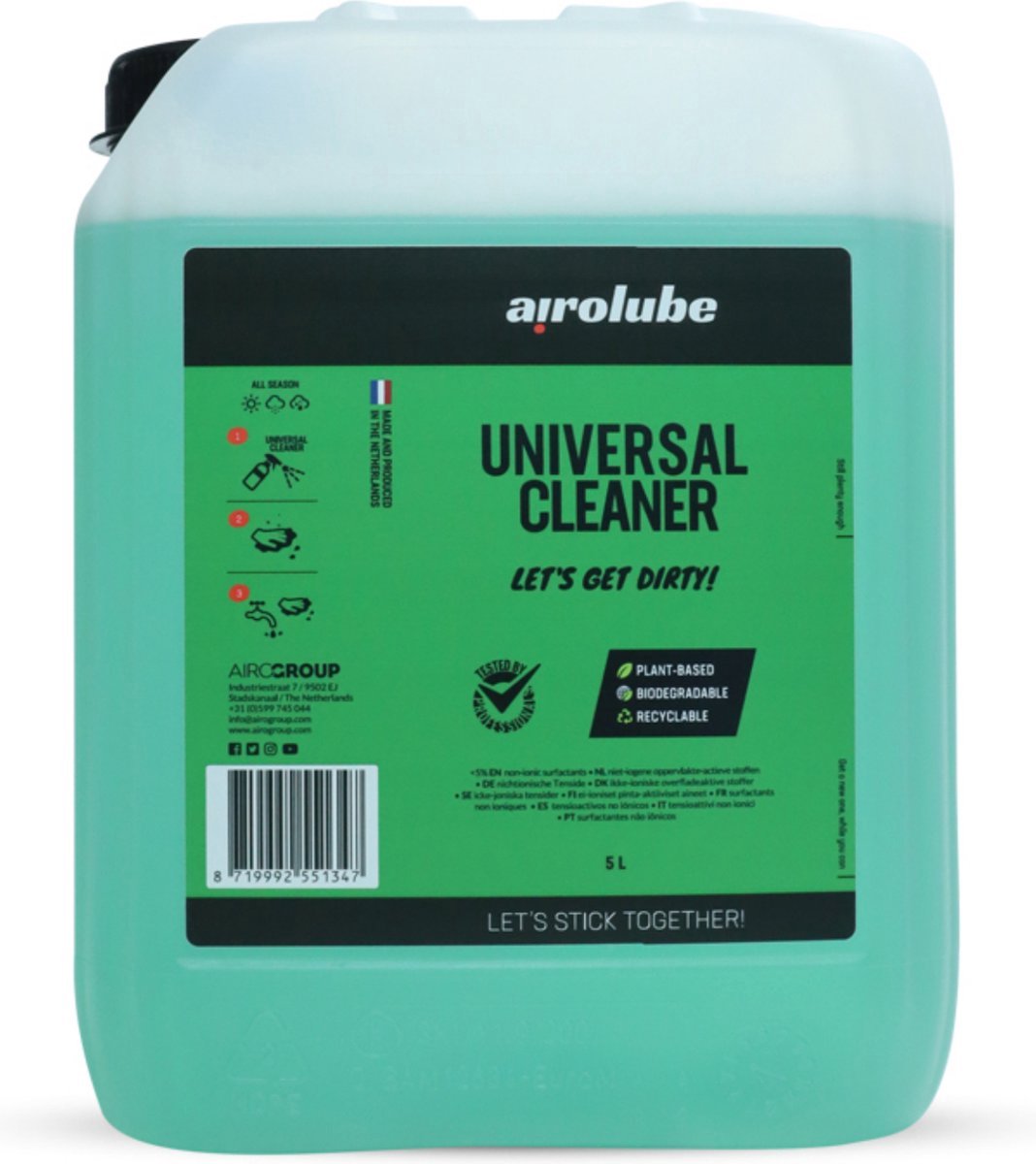 Airolube BC0303A Universele reiniger 5L