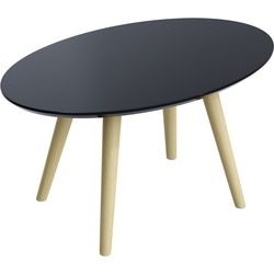 Receptietafel meet powered by paperflow scandi gelakt mdf zwart