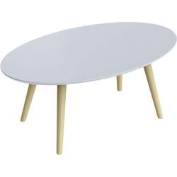Receptietafel meet powered by paperflow scandi gelakt mdf wit