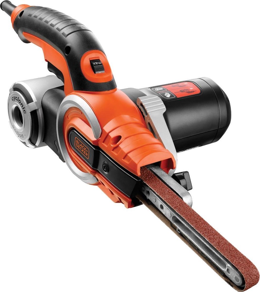 Black+decker powerfile bandschuurmachine + 12 accessoires - ka902ek-qs