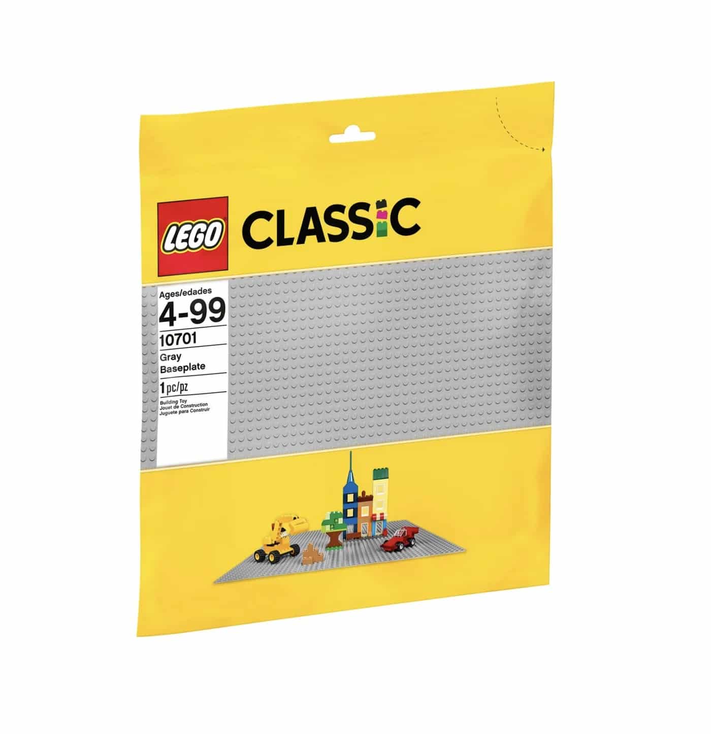 Lego classic - 10701 grote grijze grondplaat