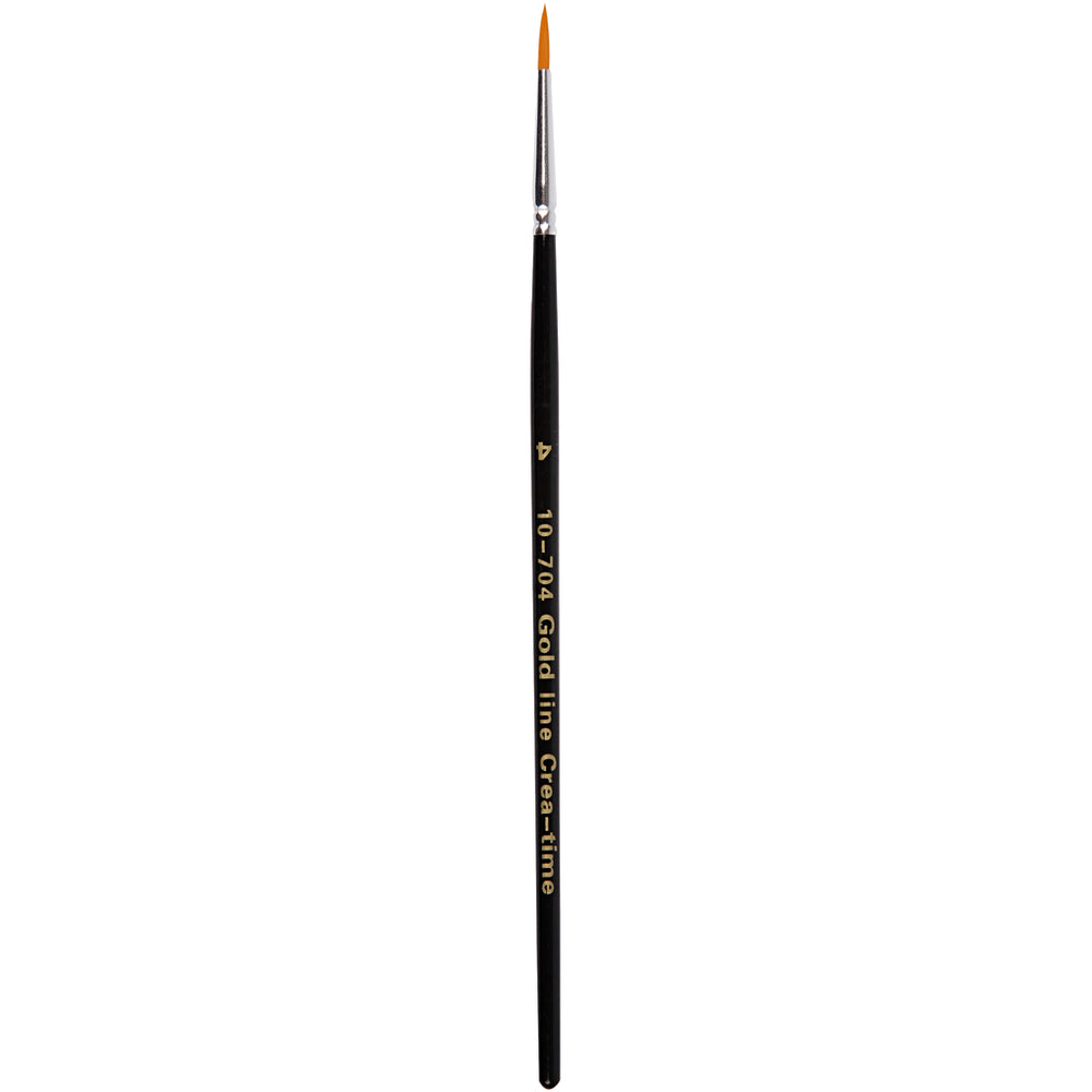 Gold line penselen, afm 4, l: 17 cm, b: 2,5 mm, rond, 12 stuk 1 doos