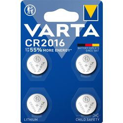 Batterijen varta electronics cr2016 4 stuks