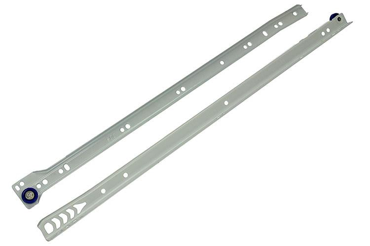 1013691 - paar rolladegeleiders wit 25kg 50cm | 5 stuks