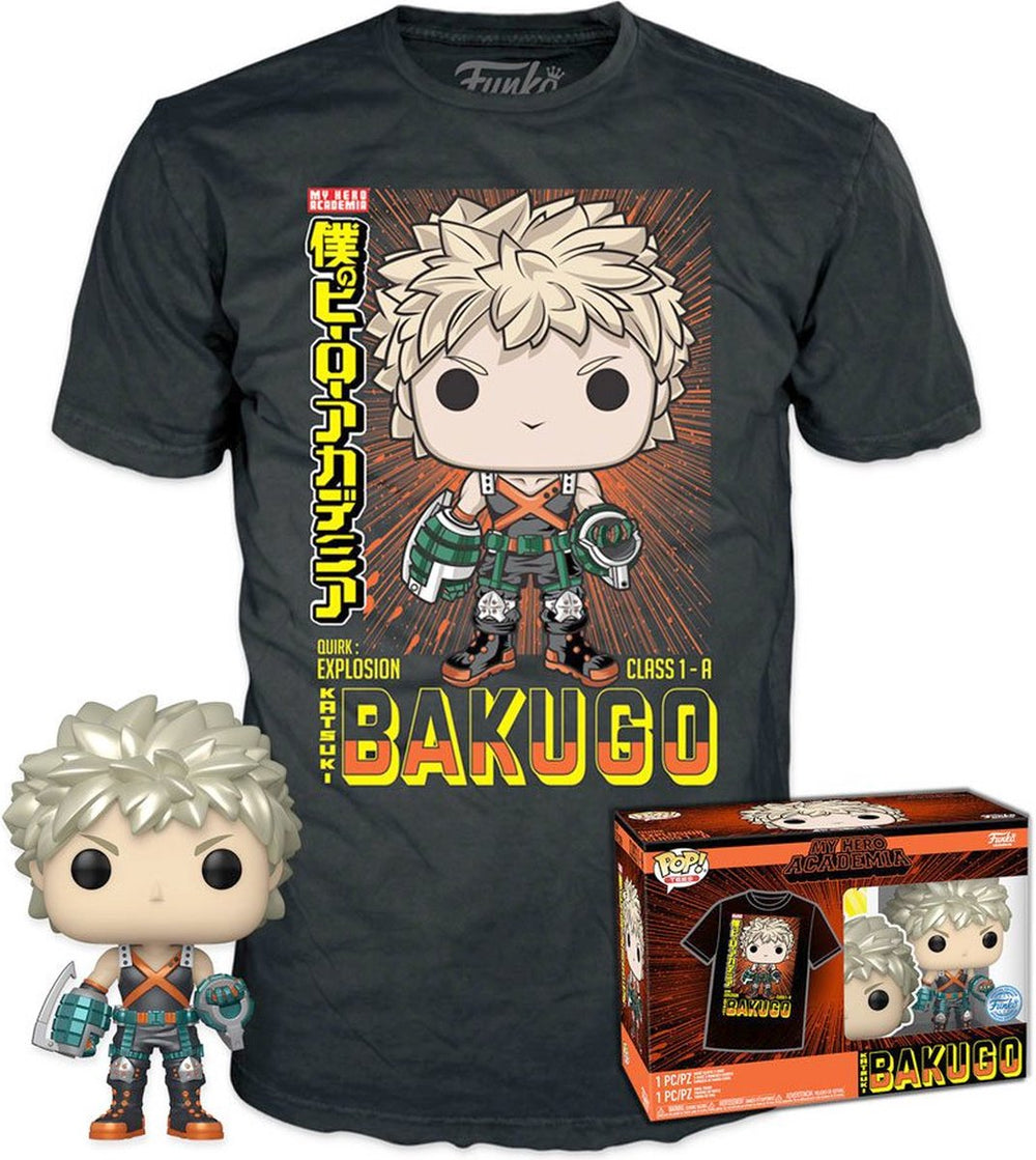 Funko Pop! And Tee: My Hero Academia Metallic Katsuki
