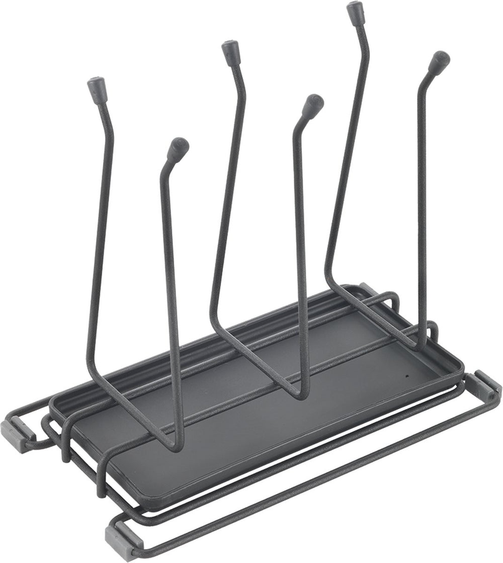 Metaltex - afdruiprek bottle up - voor flessen - babyflesjes - sodastream flessen - thermosflessen - sterke coating - met uitlekbak - afmetingen 25 x 14 x 22 cm
