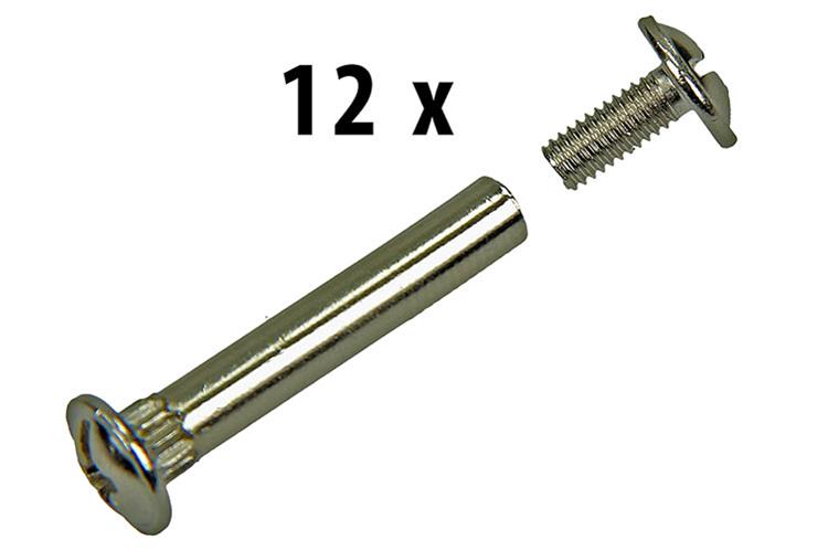 Mack 1013911 - 12 kastverbindingsschroeven verzinkt ø 5 mm 40-50 mm | 10 stuks