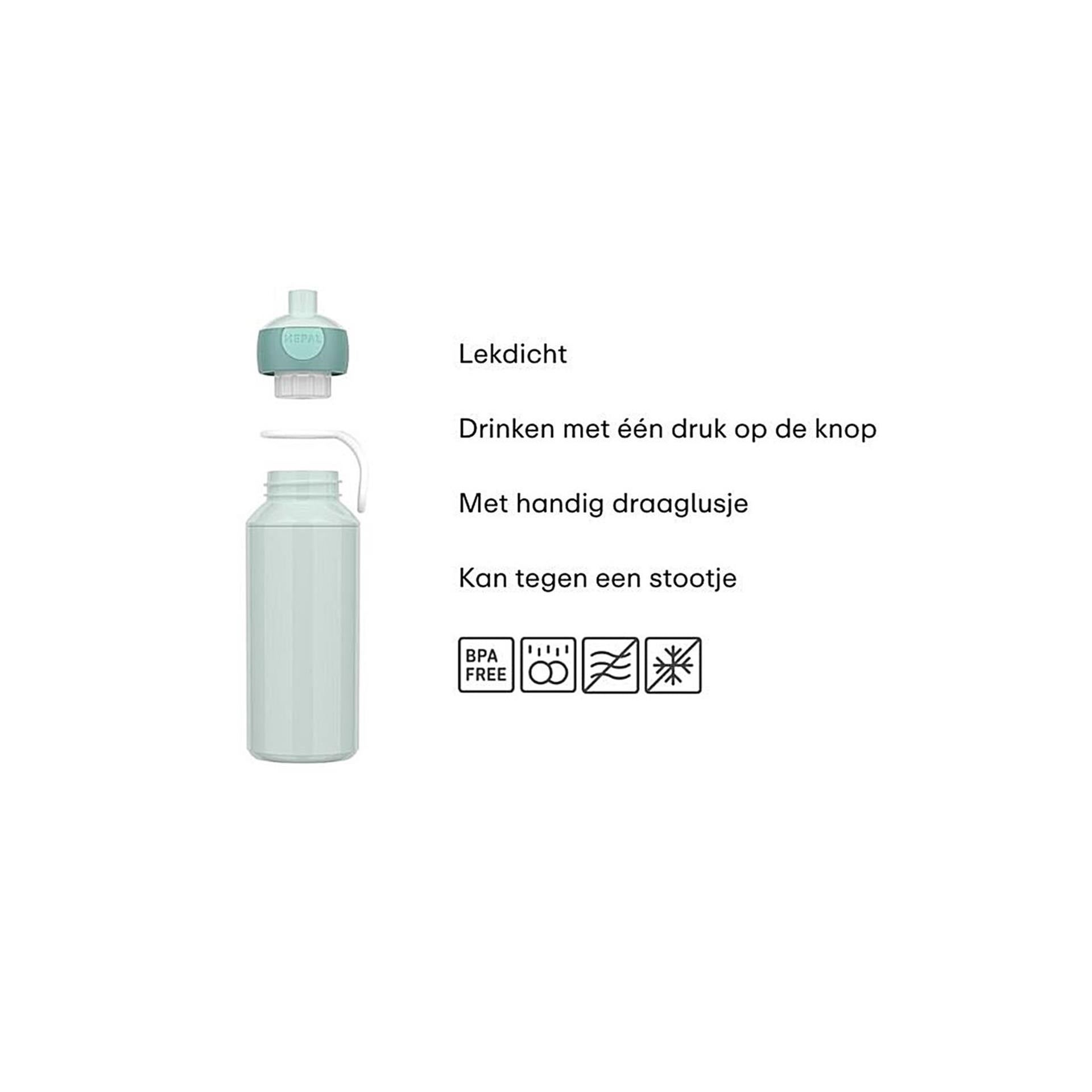 Mepal drinkfles pop-up campus 400 ml - sprookjeswonderen