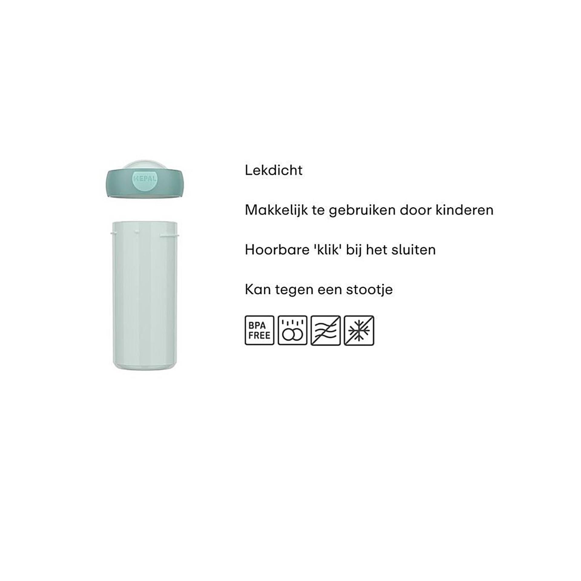 Mepal schoolbeker campus 300 ml - stoer roze