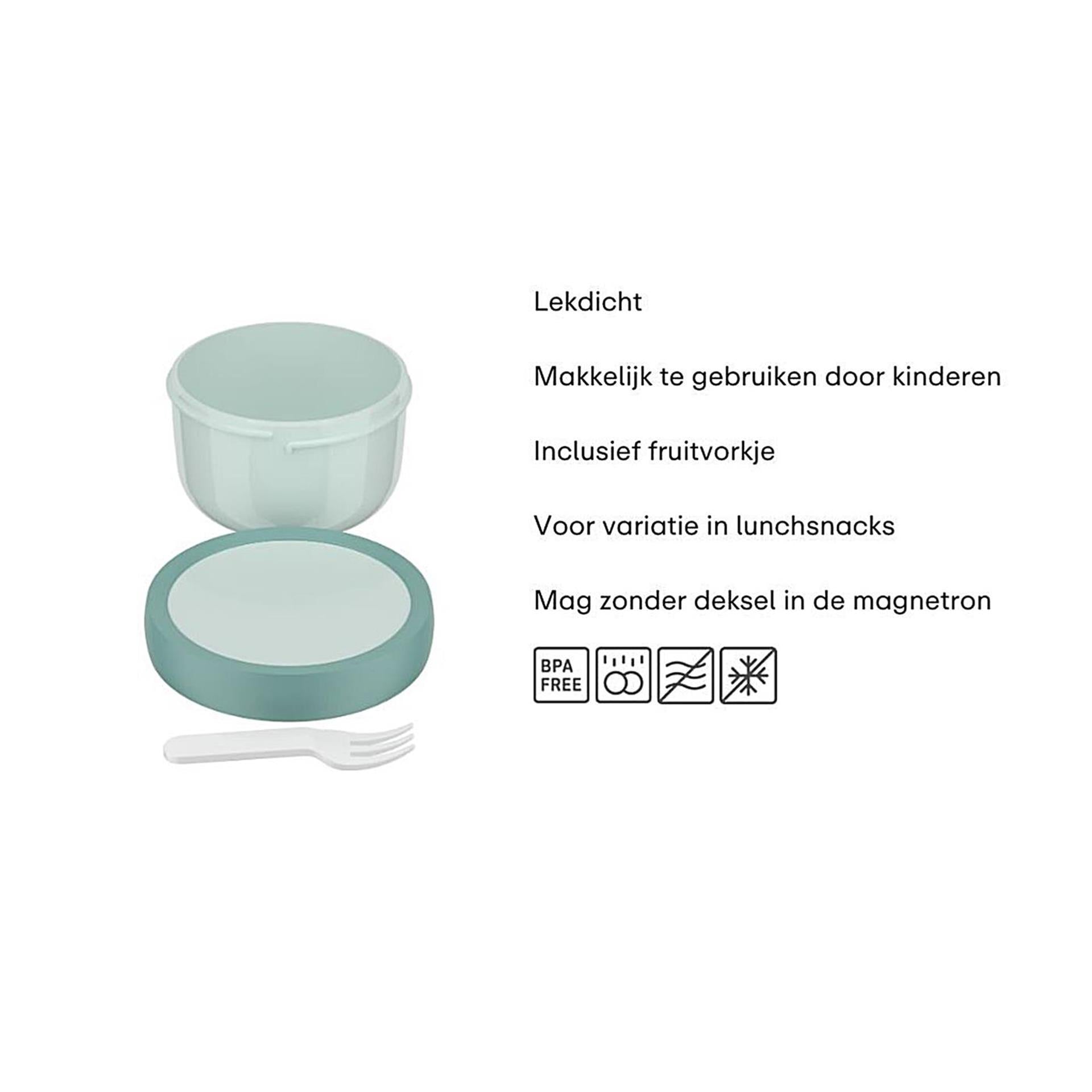 Fruitbox campus 300 ml - koel blauw